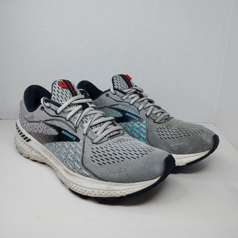 Men's Brooks Adrenaline GTS 21 Men sz 8.5 D Running Shoes Jetstream 1103491D 171